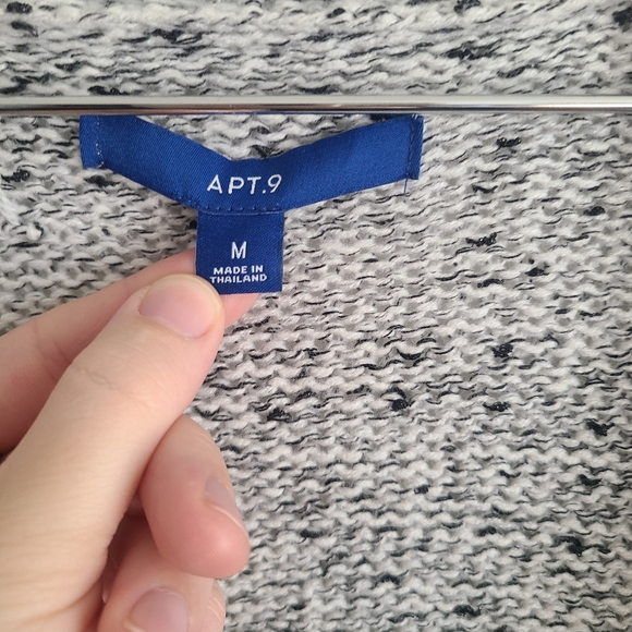 Apt. 9 Cardigan Open Front Chunky Knit - Picture 4 of 6